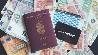 euro med pas og banknordik logo kort